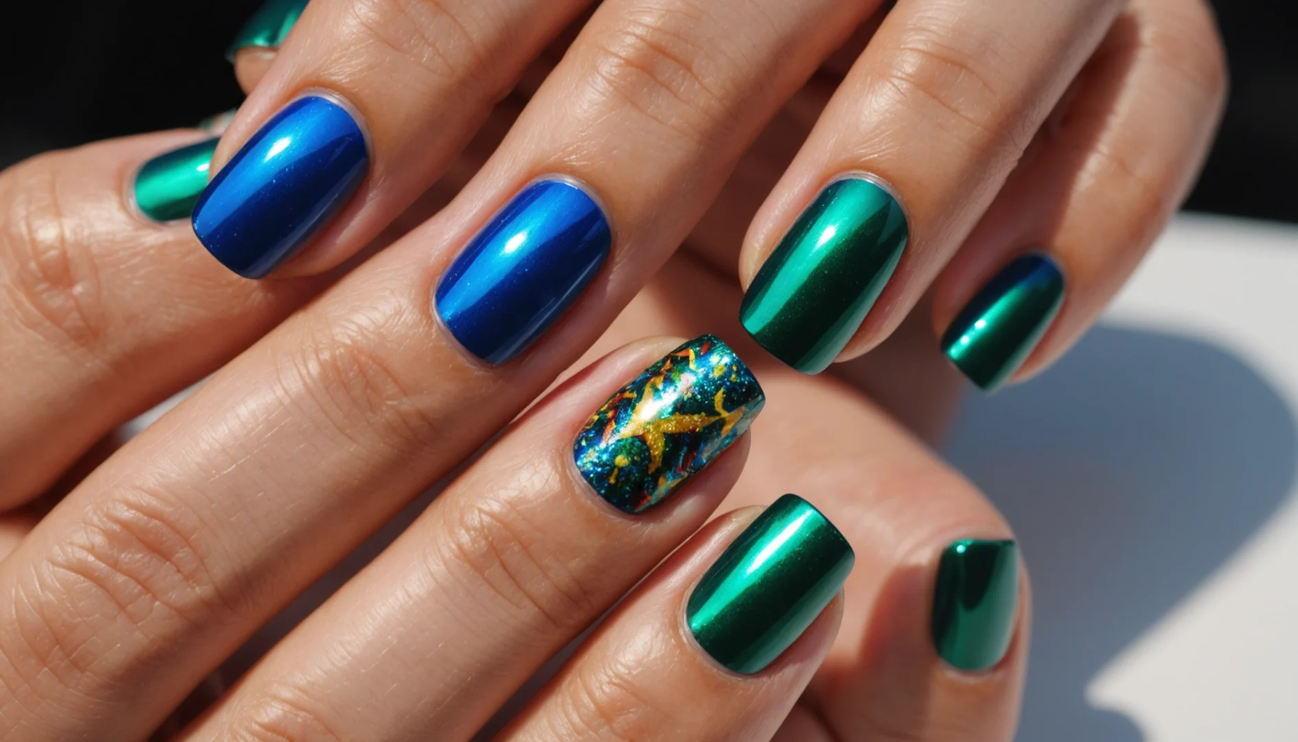 faux ongles couleurs