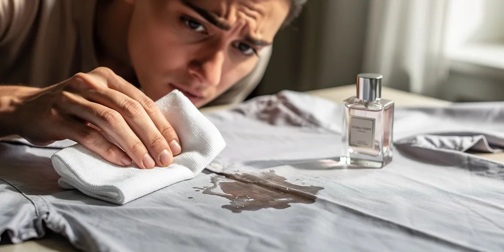 comment enlever une tache de parfum sur un vetement
