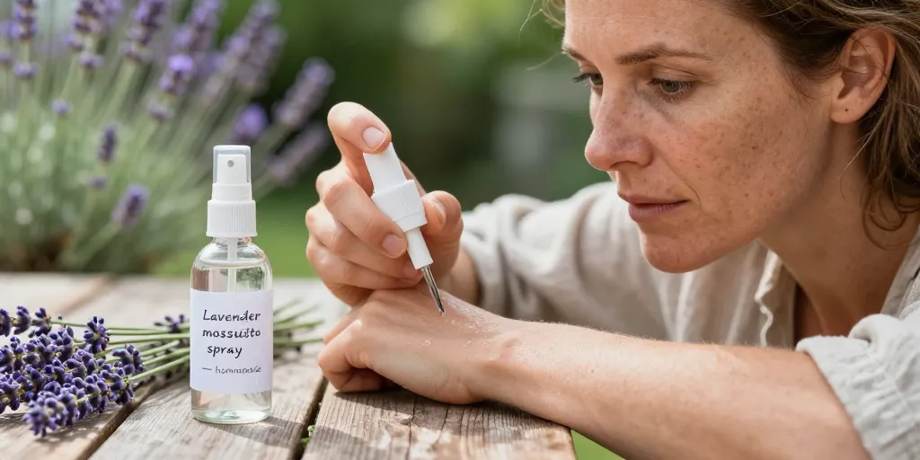 moustique et lavande