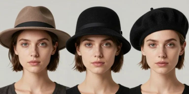 chapeau pour cheveux court