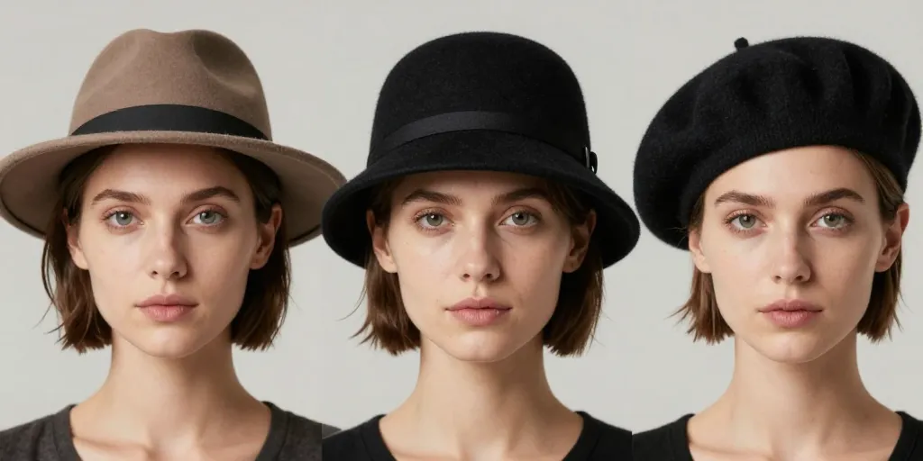 chapeau pour cheveux court