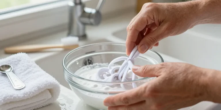 comment blanchir des lacets blanc