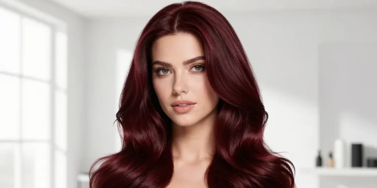 couleur lie de vin cheveux
