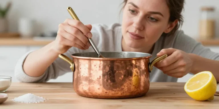 nettoyer un objet en cuivre