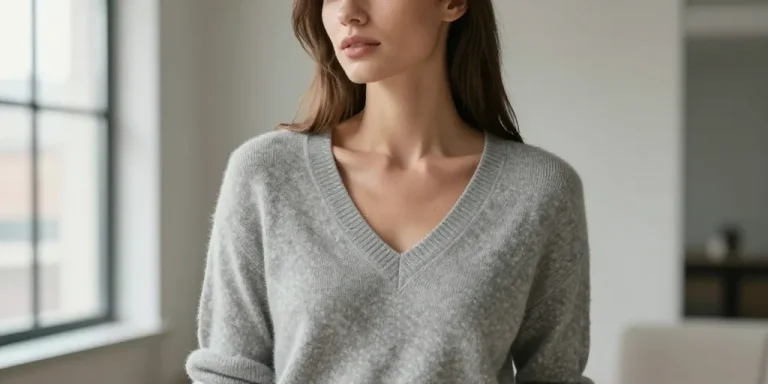 comment porter un pull col v femme