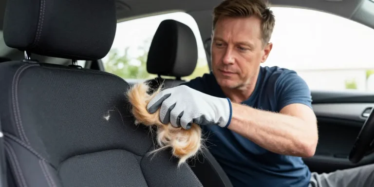 comment enlever des poils de chien dans une voiture