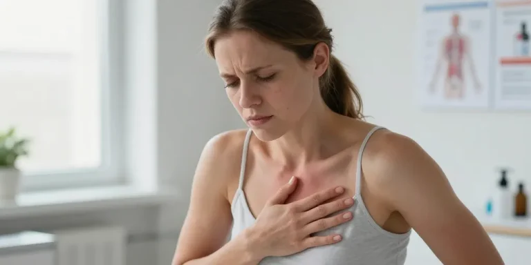 douleur sous le sein gauche femme